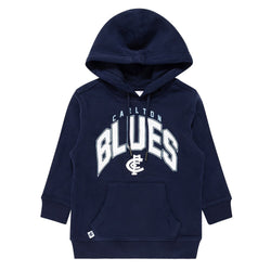 AFL Kids Team Crest Hoodie Carlton Blues