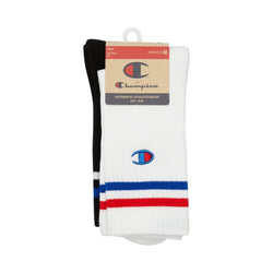 Champion Lifestyle Branded Crew Socks 2 Pack