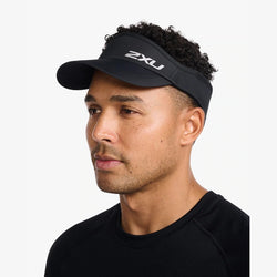 2XU Run Visor - Black