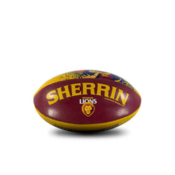 Sherrin PVC 20cm Softie Mascot Lions Football