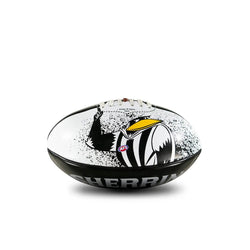 Sherrin PVC 20cm Softie Mascot Magpies Football
