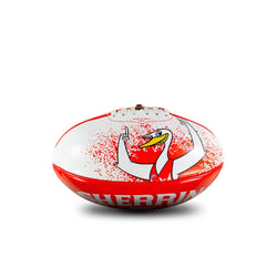 Sherrin PVC 20cm Softie Mascot Swans Football