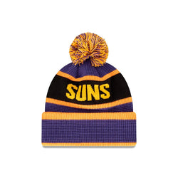 New Era Youth Knit Beanie NBA Waffle Wordmark Phoenix Suns