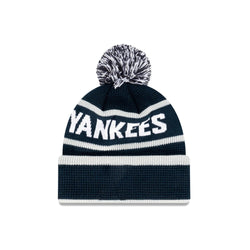 New Era Knit Beanie MLB Waffle Wordmark New York Yankees