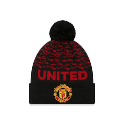 New Era Marle Bobble Cuff Beanie Manchester United