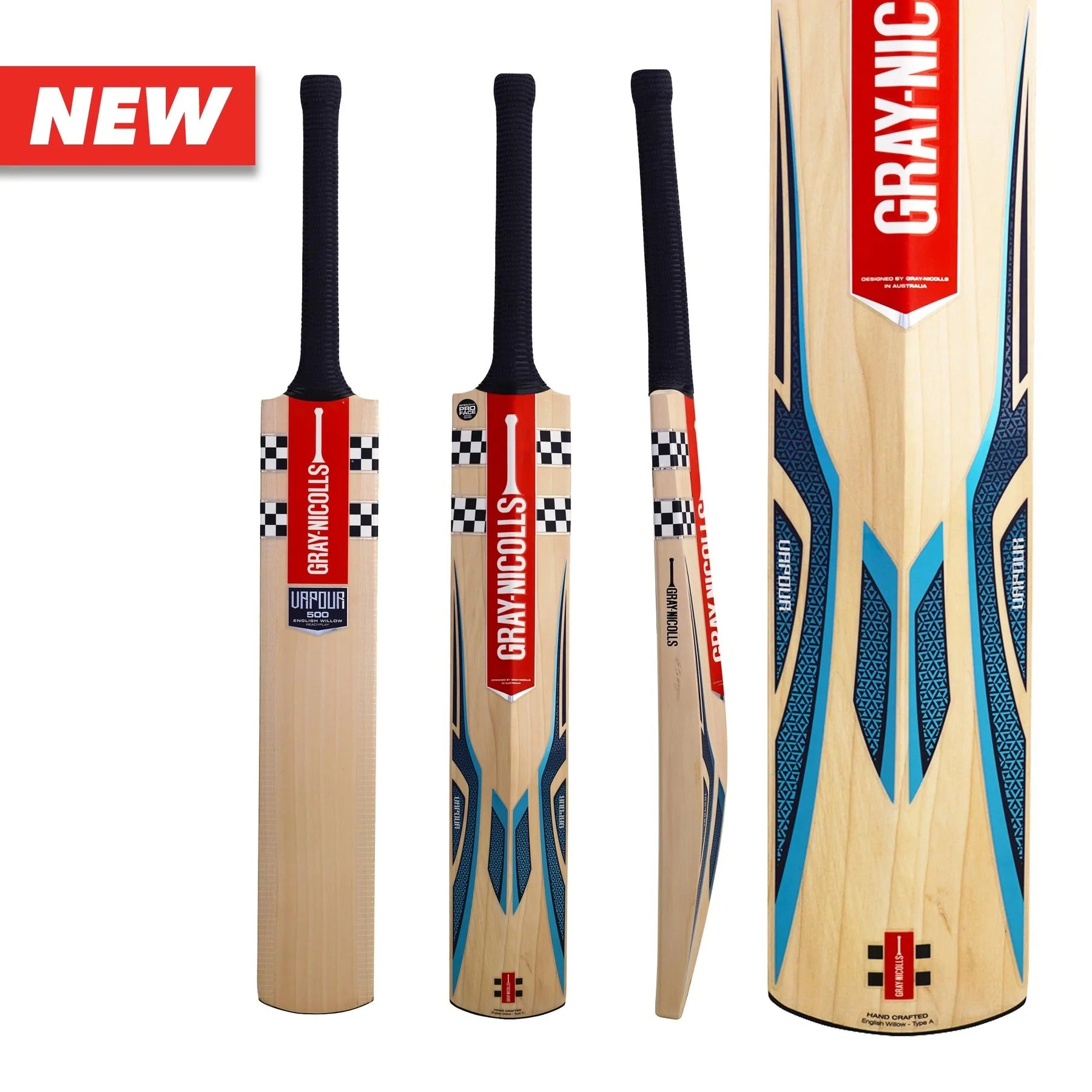 Gray Nicolls Vapour 500 (ReadyPlay) Cricket Bat SPORTFIRST ELTHAM