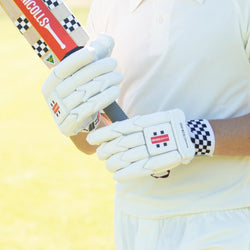 Gray Nicolls Silver Batting Gloves - Right Hander