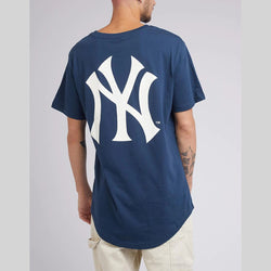 Majestic Kurent Scoop Hem Tee NY Yankees