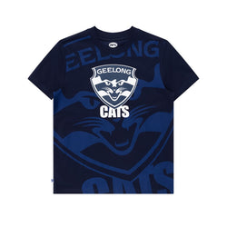 AFL Youth Oversize Logo Tee Geelong Cats