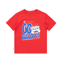 AFL Kids Woof Mascot Tee Western Bulldogs