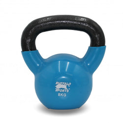 Buffalo 8kg Kettlebell - Cast Iron Vinyl Coated