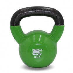 Buffalo 10kg Kettlebell - Cast Iron Vinyl Coated