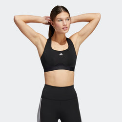 Adidas Power React Training Medium Support Bra Black