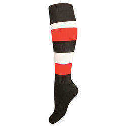 Sekem Elite Footy Socks Red / Black / White St Kilda