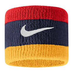 Nike Swoosh Wristbands Midnight Navy/Uni Red/Uni Gold/White