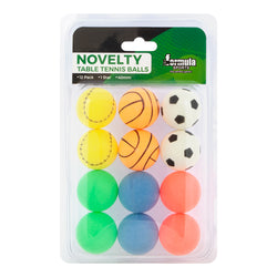 Formula Sports Novelty Table Tennis Balls 12 pack