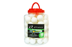 Alliance ABS Table Tennis Balls Pack of 60