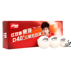 DHS Table Tennis Balls D40+ 3 Star ABS - Box of 10