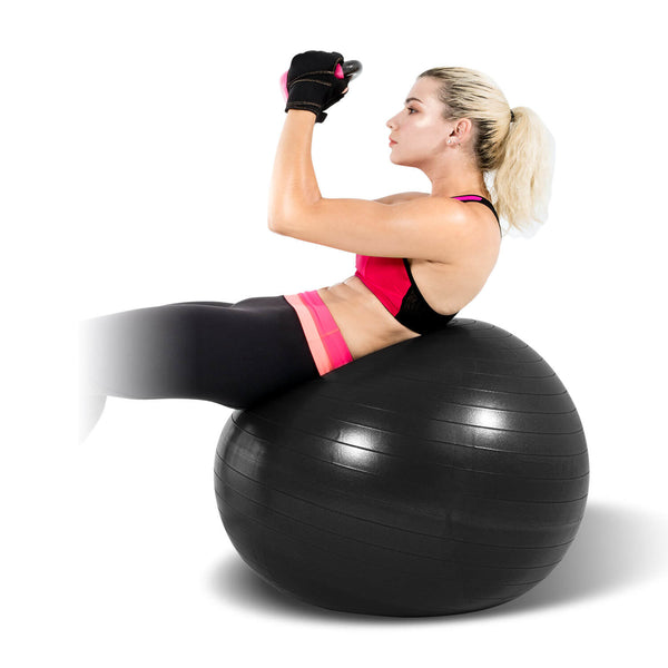 UFC Fitball 75cm Black - SPORTFIRST ELTHAM