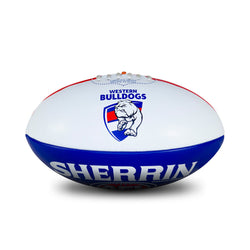 Sherrin PVC Sz 3 Autograph - Bulldogs
