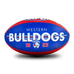 Sherrin AFL Team Range SYN Size 5 Bulldogs