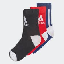 Adidas Kids Ankle Socks 3 Pairs