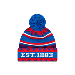 New Era Knit Beanie AFL Est Date Western Bulldogs