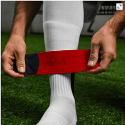 Gioca Shin Guard Stays Red