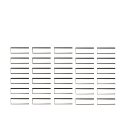 Sherrin U shaped Magnetic Name Tags 25pk