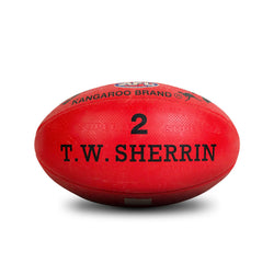 Sherrin KB All Surface Synthetic Red Sz 2