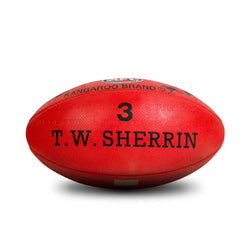 Sherrin KB All Surface Synthetic Red Sz 3