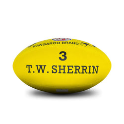 Sherrin KB All Surface Synthetic Yellow Sz 3