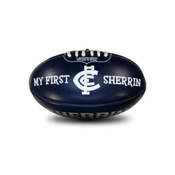 Sherrin PVC 20cm Mini Blues My First Footy