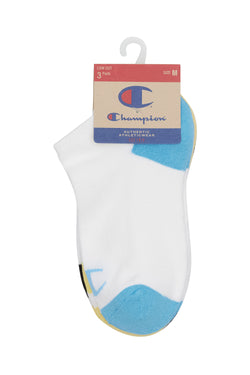 Champion C Logo Low Kids 3 Pack Socks