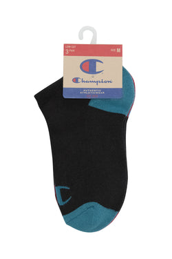 Champion C Logo Low Kids 3 Pack Socks