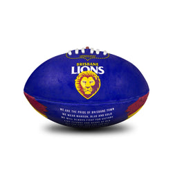 Sherrin AFL Team Range Song Ball Brisbane Lions