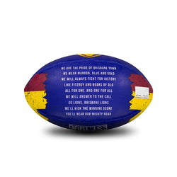 Sherrin AFL Team Range Song Ball Brisbane Lions