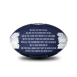 Sherrin AFL Team Range - Song Ball Carlton Blues
