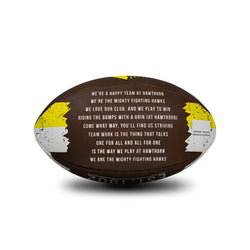 Sherrin AFL Team Range Song Ball Hawthorn Hawks