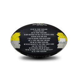 Sherrin AFL Team Range Song Ball Richmond Tigers